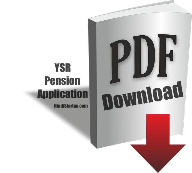YSR Pension Application Form Pdf Download in Telugu,AP YSR Pension Kanuka Scheme Application Form PDF Download,Eligibility Criteria for YSR Pension Kanuka Scheme 2022, 1 YSR Pension Application Form Pdf